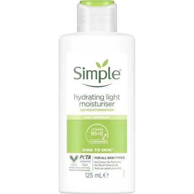 Simple - Kind to Skin Moisturiser - 125ml - Moisturizer - Publicité Simple - Kind to Skin Moisturiser - 125ml - Moisturizer - Publicité