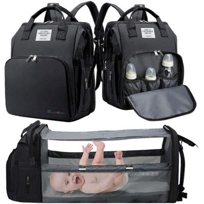 Darmowade - Sac à dos bébé avec matelas à langer - Étanche - Changing bag - Publicité Darmowade - Sac à dos bébé avec matelas à langer - Étanche - Changing bag - Publicité
