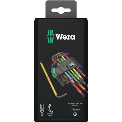 Wera 967SPKL/9BO Multicolour TX-keys set - Tool Type Wera 967SPKL/9BO Multicolour TX-keys set - Tool Type