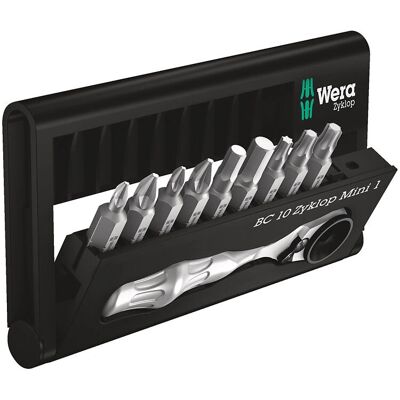 Wera 05073645001 Set di 9 inserti - Mini con rachet Wera 05073645001 Set di 9 inserti - Mini con rachet
