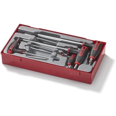Teng Tools 7 Piece Metric T-Handle Hex Allen Key Set - Hexagon Wrench Set Teng Tools 7 Piece Metric T-Handle Hex Allen Key Set - Hexagon Wrench Set