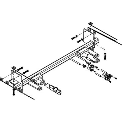 Blue Ox Ford Edge St Base Plate Support - Support for Tow Bar Blue Ox Ford Edge St Base Plate Support - Support for Tow Bar
