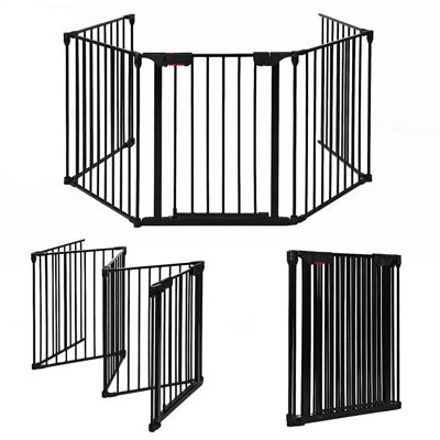 Costway - 5-Panel Playpen - Steel - Pet Playpen Costway - 5-Panel Playpen - Steel - Pet Playpen