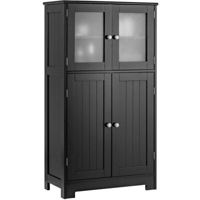 Casart - 4-Door Bathroom Cabinet - Glass Doors Casart - 4-Door Bathroom Cabinet - Glass Doors