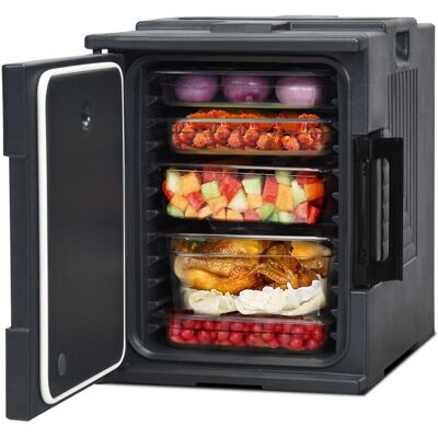 Casart - Portable Insulated Food Pan Carrier - End-Loading - 6-Pan - Food Warmer Casart - Portable Insulated Food Pan Carrier - End-Loading - 6-Pan - Food Warmer