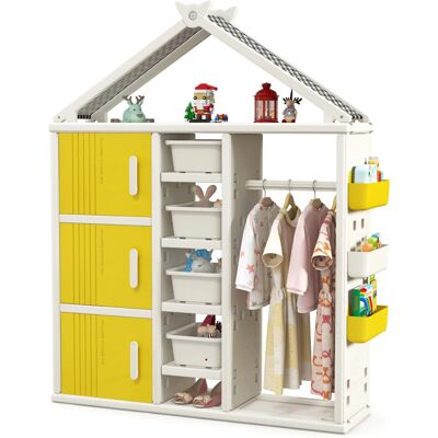 Costway - KidsArmoire - Kids - Storage Bin - Dresser Costway - KidsArmoire - Kids - Storage Bin - Dresser