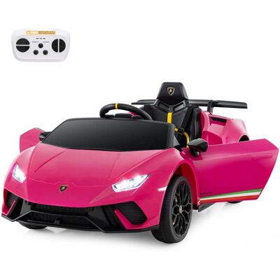 Costway - Lamborghini - 12V - Pink - Ride-on car Costway - Lamborghini - 12V - Pink - Ride-on car