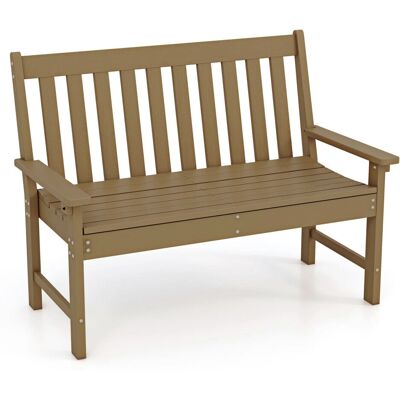 Casart - Outdoor 2-Person Bench - All-Weather HDPE Casart - Outdoor 2-Person Bench - All-Weather HDPE