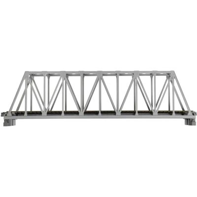 Modèle ferroviaire gris KATO - Pont en acier à voie unique N - Publicité Modèle ferroviaire gris KATO - Pont en acier à voie unique N - Publicité