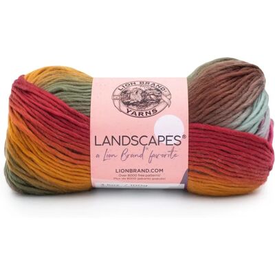Lion Brand Yarn Lion Marke Garens 100 g 100 procent Acryl Landschappen Garen Bal, Woestijn Lente - Garen Lion Brand Yarn Lion Marke Garens 100 g 100 procent Acryl Landschappen Garen Bal, Woestijn Lente - Garen