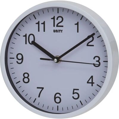 Unity Witte Wandklok - Diameter 20 cm Unity Witte Wandklok - Diameter 20 cm