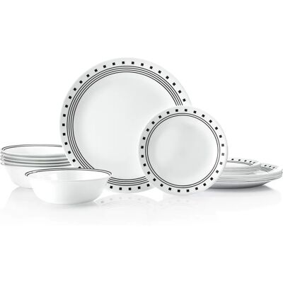 CORELLE 1122069 dinnerware set - Durable Vitrelle glassware CORELLE 1122069 dinnerware set - Durable Vitrelle glassware