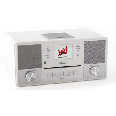 Aurora Weiß Wireless Charging Internetradio - Smarte Klangkompakt Aurora Weiß Wireless Charging Internetradio - Smarte Klangkompakt