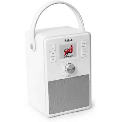 BLOCK eMotion Tragbar Digitalweiß Radio BLOCK eMotion Tragbar Digitalweiß Radio