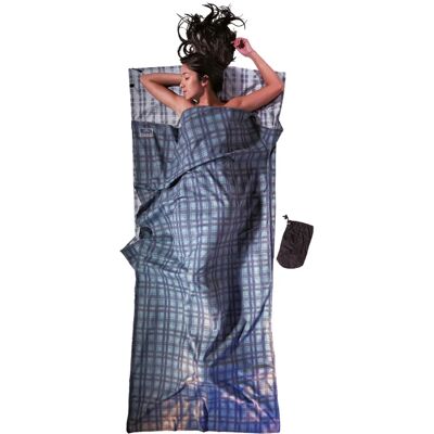 Cocoon Lenzuolo da Viaggio - Cotone Verde / Blu - 220 x 90 cm - Sacco a Pelo Cocoon Lenzuolo da Viaggio - Cotone Verde / Blu - 220 x 90 cm - Sacco a Pelo