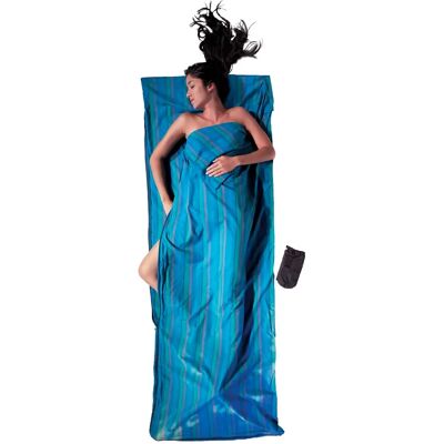 Cocoon TravelSheet-Coupler bawełna - 220x83cm - NILE / niebieski - Wewnątrzny śpiwór Cocoon TravelSheet-Coupler bawełna - 220x83cm - NILE / niebieski - Wewnątrzny śpiwór