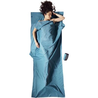 Cocoon TravelSheet Cotone Egiziano - blu tuareg Cocoon TravelSheet Cotone Egiziano - blu tuareg