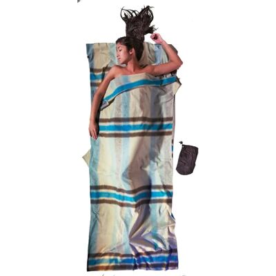 Lenzuolo da viaggio Cocoon - Flanella di cotone arcobaleno africano Lenzuolo da viaggio Cocoon - Flanella di cotone arcobaleno africano