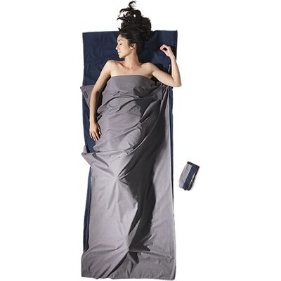 Cocoon TravelSheet Flannel - elefantgrå Cocoon TravelSheet Flannel - elefantgrå