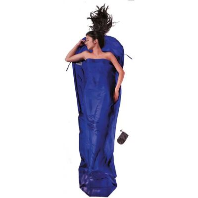 Cocoon MummyLiner Adult Mummy Sleeping Bag Silk Blue - Silkkinen vaahtomuovi Cocoon MummyLiner Adult Mummy Sleeping Bag Silk Blue - Silkkinen vaahtomuovi