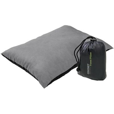 Cocoon Reisezubehör - Synthetisches Kissen, 38x29cm, Schwarz/Grau - Reisezubehör Cocoon Reisezubehör - Synthetisches Kissen, 38x29cm, Schwarz/Grau - Reisezubehör