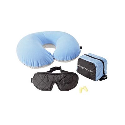 Set de viaje Cocoon Air Core Pillow UL Cuello - Azul Set de viaje Cocoon Air Core Pillow UL Cuello - Azul