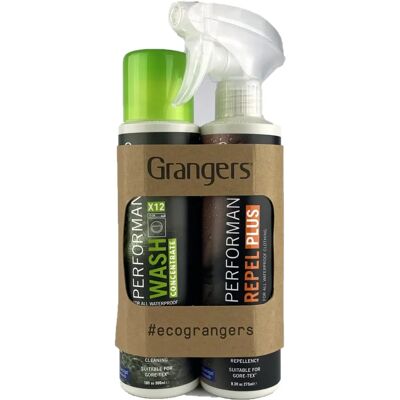 Zestaw do pielęgnacji odzieży wodoodpornej Grangers - Performance Wash & Repel Plus Zestaw do pielęgnacji odzieży wodoodpornej Grangers - Performance Wash & Repel Plus