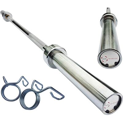 Body Revolution Olympic Barbell - 4ft - Grau - Heavy-duty, 250kg capacity Body Revolution Olympic Barbell - 4ft - Grau - Heavy-duty, 250kg capacity