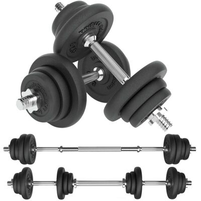 Body Revolution - 30045 - Gietijzeren dumbbell set 15kg - Fitnessapparatuur Body Revolution - 30045 - Gietijzeren dumbbell set 15kg - Fitnessapparatuur