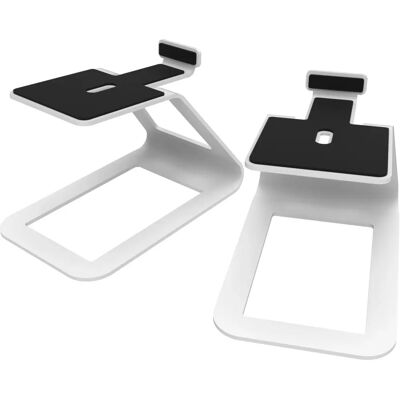 Kanto SE4 Weiße Mittelgroße Erhöhte Desktop-Lautsprecherständer - Lautsprecherständer Kanto SE4 Weiße Mittelgroße Erhöhte Desktop-Lautsprecherständer - Lautsprecherständer