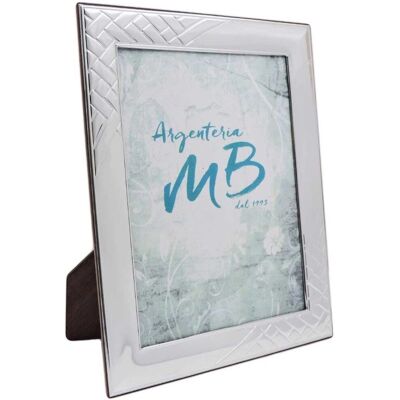 Argenteria Mb Silber 18x24 Fotosrahmen - Elegant Dekoratives Webmuster Argenteria Mb Silber 18x24 Fotosrahmen - Elegant Dekoratives Webmuster