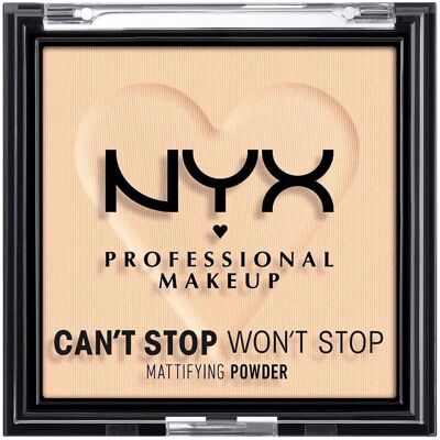 NYX Professional Makeup Can't Stop Won't Stop Mattifying Powder - Light NYX Professional Makeup Can't Stop Won't Stop Mattifying Powder - Light