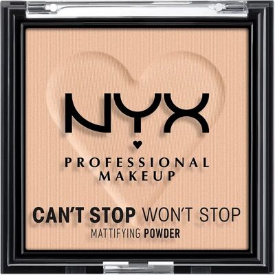 NYX Professional Makeup Can't Stop Won't Stop Mattifying Powder - Light Medium - Mattierende Puder NYX Professional Makeup Can't Stop Won't Stop Mattifying Powder - Light Medium - Mattierende Puder