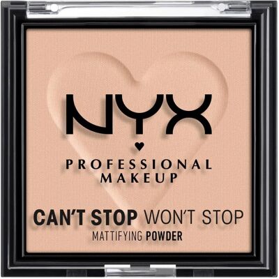 NYX Professional Makeup Can't Stop Won't Stop Mattifying Powder - Medium NYX Professional Makeup Can't Stop Won't Stop Mattifying Powder - Medium