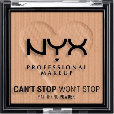 NYX Professional Makeup Can't Stop Won't Stop Mattifying Powder - Tan 6g NYX Professional Makeup Can't Stop Won't Stop Mattifying Powder - Tan 6g