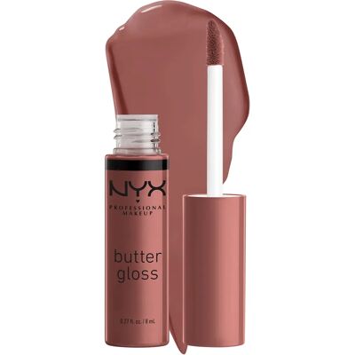 NYX Professional Makeup Butter Gloss Brun Sukker Toffee - Ikke-klissete, 8ml NYX Professional Makeup Butter Gloss Brun Sukker Toffee - Ikke-klissete, 8ml