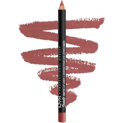NYX Professional Makeup Suede Matte Lip Liner - Lip Liner, Cannes, 1 g NYX Professional Makeup Suede Matte Lip Liner - Lip Liner, Cannes, 1 g
