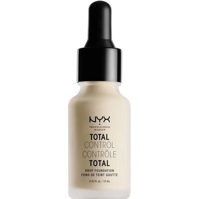 NYX Total Control Drop Foundation - Alabaster - Liquid, Yellow - Foundation NYX Total Control Drop Foundation - Alabaster - Liquid, Yellow - Foundation