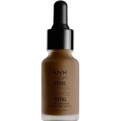 NYX Professional Makeup Deep Espresso Drop Foundation - Buildable, Matte Finish - 13ml NYX Professional Makeup Deep Espresso Drop Foundation - Buildable, Matte Finish - 13ml