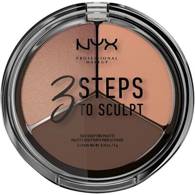 NYX Deep Face Palette - 3 Steps to Sculpt NYX Deep Face Palette - 3 Steps to Sculpt