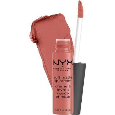 NYX Professional Makeup Soft Matte Lip Cream - San Diego - Rouge - Publicité NYX Professional Makeup Soft Matte Lip Cream - San Diego - Rouge - Publicité