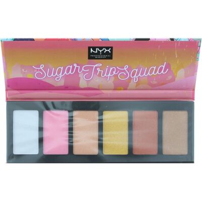 Palette Highlighter Professionnelle pour Femmes Nyx Sugar Trip Squad - Taille Unique - Publicité Palette Highlighter Professionnelle pour Femmes Nyx Sugar Trip Squad - Taille Unique - Publicité
