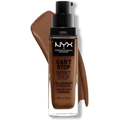 NYX Professional Makeup Can't Stop Won't Stop Full Coverage Foundation - Mocha NYX Professional Makeup Can't Stop Won't Stop Full Coverage Foundation - Mocha