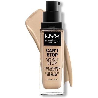 NYX Professional Makeup Can't Stop Won't Stop Vollständige Deckkraft Foundation - Warm Vanilla - Foundation NYX Professional Makeup Can't Stop Won't Stop Vollständige Deckkraft Foundation - Warm Vanilla - Foundation