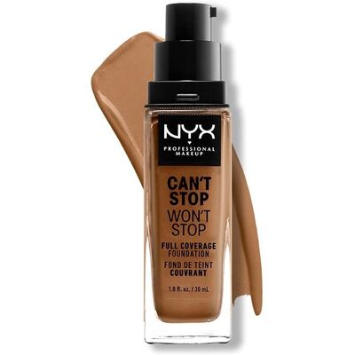 NYX Professional Makeup No Puede Parar, No Querrá Parar Base de Cobertura Completa - Miel - Base NYX Professional Makeup No Puede Parar, No Querrá Parar Base de Cobertura Completa - Miel - Base