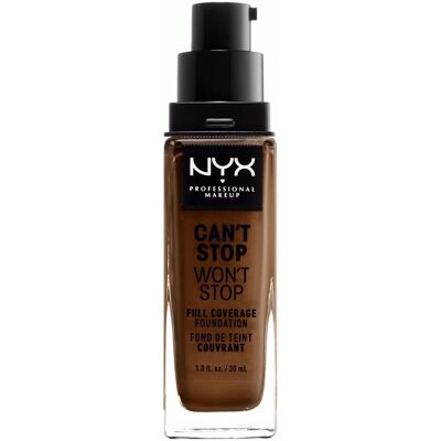 NYX Professional Make Up Fondation Walnut - Couverture totale, Mat, 24h NYX Professional Make Up Fondation Walnut - Couverture totale, Mat, 24h