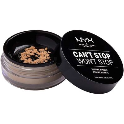 NYX Professional Makeup Can't Stop Won't Stop Mittelfarbenloses Puder - Loses Puder NYX Professional Makeup Can't Stop Won't Stop Mittelfarbenloses Puder - Loses Puder