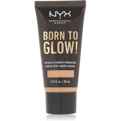 NYX Professional Makeup Born To Glow Olive Moyen - Fond de Teint Liquide - Publicité NYX Professional Makeup Born To Glow Olive Moyen - Fond de Teint Liquide - Publicité