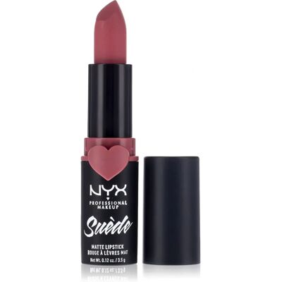 NYX Professional Makeup Suede Matte Lipstick - Cannes - Rezistentă în timp, Pigmentare intensă NYX Professional Makeup Suede Matte Lipstick - Cannes - Rezistentă în timp, Pigmentare intensă