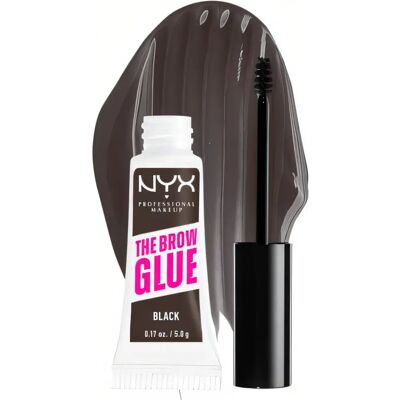 NYX Professional Makeup The Brow Glue Svart - Øyenbrynsgel - 5g NYX Professional Makeup The Brow Glue Svart - Øyenbrynsgel - 5g